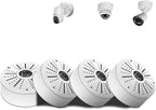WEILAILIFE 【Compatible Almost All Cameras Type】 Security Camera Junction Box, Universial Camera Junction Box Mount Bracket, Outdoor Security Camera Mount, CCTV Metal Junction Box(4 Pack)