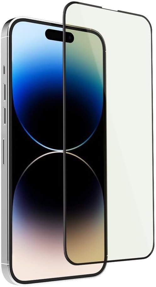 CASETiFY Impact Anti-Blue Light Screen Protector [Strengthened 9H aluminosilicate glass, applicator included] for iPhone 15 Pro