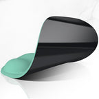 ITNRSIIET Ergonomic Mouse Pad, Cushioned Gel Wrist Rest, Non-Slip Base, Smooth Surface, Compatible with All Mice for Office & Gaming, Desk Accessory, 9.5 x 8.2 inch, Mint Green