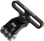 GUB Bike Camera Mount,Aluminium Bicycle Stem Front Camera Holder Mount Universal for GoPro Garmin Xiaomi SJCAM Action Camera (BLACK09)