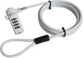 Sendt White Notebook/Laptop Combination Lock Security Cable