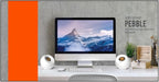 Creative Pebble 2.0 USB-Powered Desktop Speakers with Far-Field Drivers and Passive Radiators for PCs and Laptops (White)