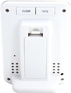 BALDR Digital Thermometer Hygrometer Monitor Indoor Temperature & Humidity Gauge, Min, Max, and Trend Indicator, White