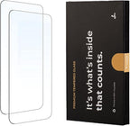 Snakehive Tempered Glass Screen Protector for iPhone 13 | Premium Mobile Phone Screen Protectors | Impact-Protection Anti-Shatter Anti-Scratch Easy Bubble Free Installation - Pack of 2