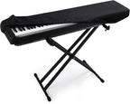 88 Keys Electric Piano Keyboard Dust Cover, Adjustable Electric Piano Keyboard Covers for Digital Electric Pianos, Full Cover Elastic Lock Music keyboard Protector Cover
