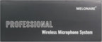 4-Channel Wireless Microphone System, UHF Compact Cordless Mic Set w/ 4x10 Frequencies, 200ft Range, Dynamic Handheld Microphone for Singing, Karaoke, Church, DJ, Wedding (MWM-41-4H)