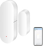 WiFi Door Sensor: Smart Door Open/Closed Detectors, Wireless Window Sensor with App Notification Alert, Contact Sensor for Home Security, Compatible with Alexa Google Assistant (1pack)