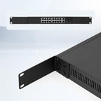 Rack Mount Kit for 10.6 inch Switches, Adjustable Rack Ears for Netgear, Cisco, D-Link, TRENDnet and HP Products, Mount 10.6" Wide to 19" Equipment, Adjustable Hole Distance 14-30mm