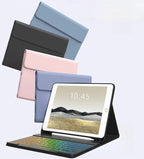 Keyboard Case for Galaxy Tab A9+/A9 Plus 11 Inch 2023, Slim Lightweight 7 Color Rainbow Backlight Detachable Magnetic Bluetooth Keyboard Cover with S Pen Holder,Mint Green