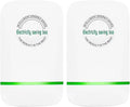 Elon-musk's Electricity Saving Box Stop Watt Stopwatt Energy Saving Device Save Energy Saving Device Energy Saving Power Strip for Home Office US Plug 90v-250v 30kw Rated Green (2PCS, White)