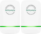 Elon-musk's Electricity Saving Box Stop Watt Stopwatt Energy Saving Device Save Energy Saving Device Energy Saving Power Strip for Home Office US Plug 90v-250v 30kw Rated Green (2PCS, White)