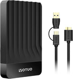 Portable External Hard Drive Storage Expansion Mobile HDD USB 3.0 for PC, Mac, Desktop, Laptop, PS4, PS5, Xbox One X/S, Xbox 360, Xbox Series X/S, Office & Game (Black, 500GB)
