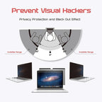 Computer Privacy Screen Filter for Widescreen Monitor - Anti-Glare, Blue Light Reduction, and Privacy Shield Protector - 20.1 Inch 16:10 Aspect Ratio