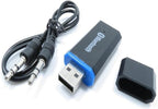 USB Bluetooth Car Adapter,Wireless Audio Adapter Music Receiver for Home,Car Stereo Sound System,Portable Speskers (Aux in) with 3.5mm Cable(Yet-M1)