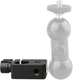 CAMVATE 15mm Single Rod Clamp for Camera DIY Accessories(Black) - 0874