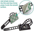 50 Pieces Cable Management Desk Wire Organizer Cable Ties Zip Ties Adhesive Cord Clips Cord Keeper Desk Wire Management