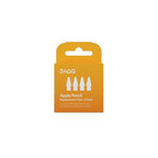 ZAGG Replacement Tips for Apple Pencil 1st Gen, 2nd Gen, & USB-C - Pack of 4, Smooth Writing, Perfect Friction, White