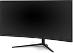 ViewSonic VX3418C-2K 34 Inch UltraWide QHD 1440p Curved Gaming Monitor with 180Hz, 1ms, 21:9, Advanced Ergonomics, FreeSync Premium, HDR10, HDMI, and DisplayPort Inputs