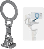 SMALLRIG Metal Phone Mount with Baseplate for Arca-Standard, Compatible for DJI RS 4 Mini, Smartphone Support with Cold Shoe Mount, Phone Tripod Mount for iPhone 16 15 14 etc. - 5339