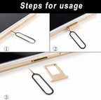 8 Pcs Security Pin Key Release Removal Tool Compatible with Arlo Video Doorbell, Eufy Video Doorbell and Nest Video Doorbell,with 2 Doorbell Removal Pins and A Key Ring(4 Styles)