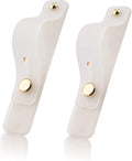 Removable and Reusable Cell Phone Grip Strap, Yetaida Telescopic Finger Kickstand Bracket Universal Silicone Phone Holder Stand and Portable Finger Loop for Most Smartphones Case (White)