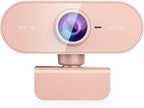 Webcam for PC&1080P HD Web Cam,Webcam with Microphone,Stand for PC/MAC/Laptop/Desktop,Wide Angle Web Cameras for YouTube,Skype,Zoom,Xbox One,Video Calling