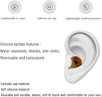 Silicone Replacement Earbud Tips Eartips Earbuds Eargels Compatible with Powerbeats 1/2/3 Wireless Beats by Dre Headphones,4 Pairs Earbud Cap(Brown)