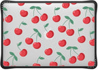 CASETiFY Impact MacBook Air 13" (M1/Intel) Case [Cushioned Impact Corners/Scratch-Resistant/Anti-Slip Grip] - Cherries - Clear Black