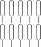 Stainless Steel Sim Card Tray Pin Eject Removal Tool Needle Opener 10 Pack for Smartphones,Mifi, Wireless Hotspot,4G&5G Sim Card Routers.