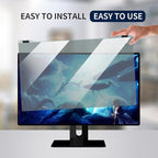 Docooler Computer Privacy Screen Filter, Hanging Screen Filter Compatible Widescreen Computer Monitor with Aspect Ratio 16:9, Anti-Glare Privacy Screen Protector for 20-32 Inch Monitor (Inch Optional)