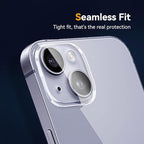 Camera Lens Protector for iPhone 13 6.1" / iPhone 13 Mini 5.4",9H Tempered Glass，Ultra HD, Scratch Resistance Easy to Install，Case Friendly，[Does not Affect Night Shots] 3-Pack