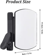 Mirror Effect Lens - Capture Stunning Reflections Instantly, Smartphone Camera Mirror Reflection Clip Kit, Mirror for Phone to Use Back Camera (White)