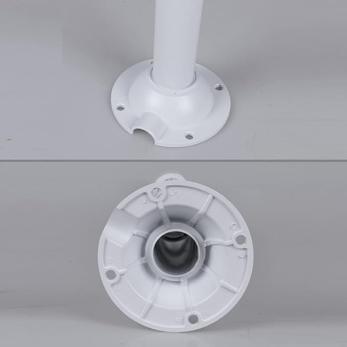 WiTi Extendable Pole Mount for Security Surveillance Cameras, Ceiling Mount Bracket for Bullet Camera,Solid Metal Max 60CM