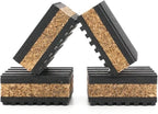 Sound Isolation Pads. Cork Pads for Turntables to Reduce Vibration & Skipping (1" Pack of 4)