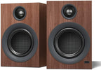 Bluetooth Bookshelf Speakers, 75W Powered Active Speaker with 4 Inch Woofer, HiFi Speaker with aptX Bluetooth USB for Home, Studio, Gaming, Set of 2, Bronze