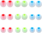 Silicone Replacement Earbud Tips Earbud Covers Ear Tips Fit for in-Ear Headphones (Inner Hole 3.8mm -5.1mm) Earbud Replacement Tips 9 Pairs