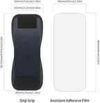 Sinjimoru Phone Grip with Silicone Band – Comfortable One-Hand Holder & Kickstand for Smartphones, Tablets, and eReaders for iPhone, Android, and Kindle Sinji Grip Silicone Midnight Blue