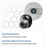AZLA SednaEarfit Crystal Standard 2 - Earbud Tips for Wireless Headphones - Noise Canceling Earbuds Replacement Tips Eartips Compatible with Sony WF-1000XM5, Beats, Sennheiser, Jabra (3 Pair, M-ML-L)