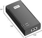 PROCET Gigabit PoE Iniector 90W PoE++ Power Injector with 6KV Surge Protector, IEEE802.3af/at Compliant for PTZ Camera, PoS System, Kiosk, Wireless AP, IP Cameras, PT-PSE106GBR-L