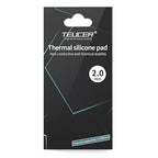 Thermal Pad 14.8 W/mK, 85x45x2mm, Non Conductive Heat Resistance High Temperature Resistance, Silicone Thermal Pads for Laptop Heatsink GPU CPU LED Cooler (2mm)