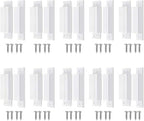 MC-31 Surface Mount Wired NC Door Contact Sensor Alarm Magnetic Reed Switch White 10pcs