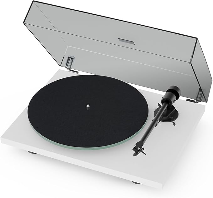 Pro-Ject T1 Evo Phono Turntable with Built-in Preamp (Satin White)