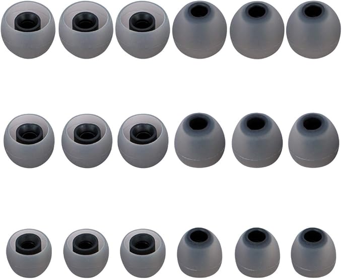 Silicone Earbud Tips Replacement Earbuds Cap Eartips Tips Eargels 9 Pairs S M L