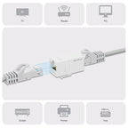 FGB 10 Gbps CAT6A RJ45 Keystone Coupler 25-Pack, Ethernet Keystone Jack, Ethernet Coupler Female to Female UTP for Cat6a/Cat6/Cat5e/Cat5, White