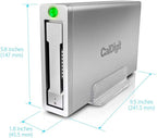 CalDigit AV Pro 2 Storage Hub USB C External Hard Drive - Charge up to 30W, Compatible with USB-C and Thunderbolt Type-C Computers (0TB Enclosure Kit)