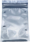 100pcs 3.15X4.72in/8X12cm Anti Static Bags,ESD Bags Resealable for HDD with 100pcs Labels, Antistatic Bag for Hand Drive or Varieties of Electronic Device