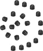 MECCANIXITY 20Pcs Replacement Stylus Pen Tips 7.5mm Conductive Capacitive Touch Screen Pens Tips Silicone Rubber, Black