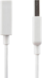 StarTech.com 2m White USB 2.0 Extension Cable Cord - A to A - USB Male to Female Cable - 1x USB A (M), 1x USB A (F) - White, 2 meter (USBEXTPAA2MW)