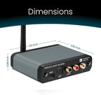 BLT-HD aptX HD Bluetooth Receiver, Hi-Fi Bluetooth v5.1 Audio Adapter with TI DAC,Analog RCA Output, Digital Coaxial and Optical Output with Enhanced Working Range