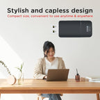 GIGASTONE 32GB Flash Drive (2 Pack) Z60NB USB 3.2 Gen 1, Ultra Fast, Retractable Capless Slider Design, Data Storage, Backup for PC/Mac/TV/Car Audio, USB 2.0/3.0/3.1 Compatible (Random Color)